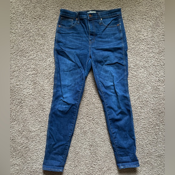 Madewell 10 inch high rise skinny jean - Picture 1 of 7